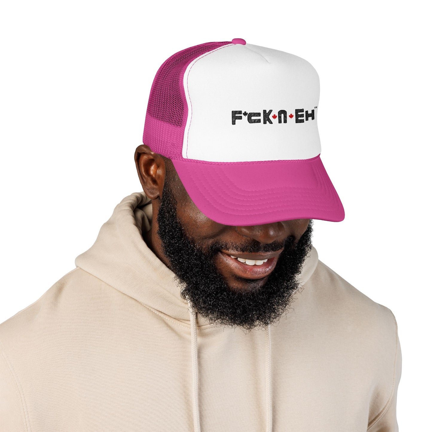 Trucker Hat - 'F*ck*N*Eh' Foam Mesh Cap