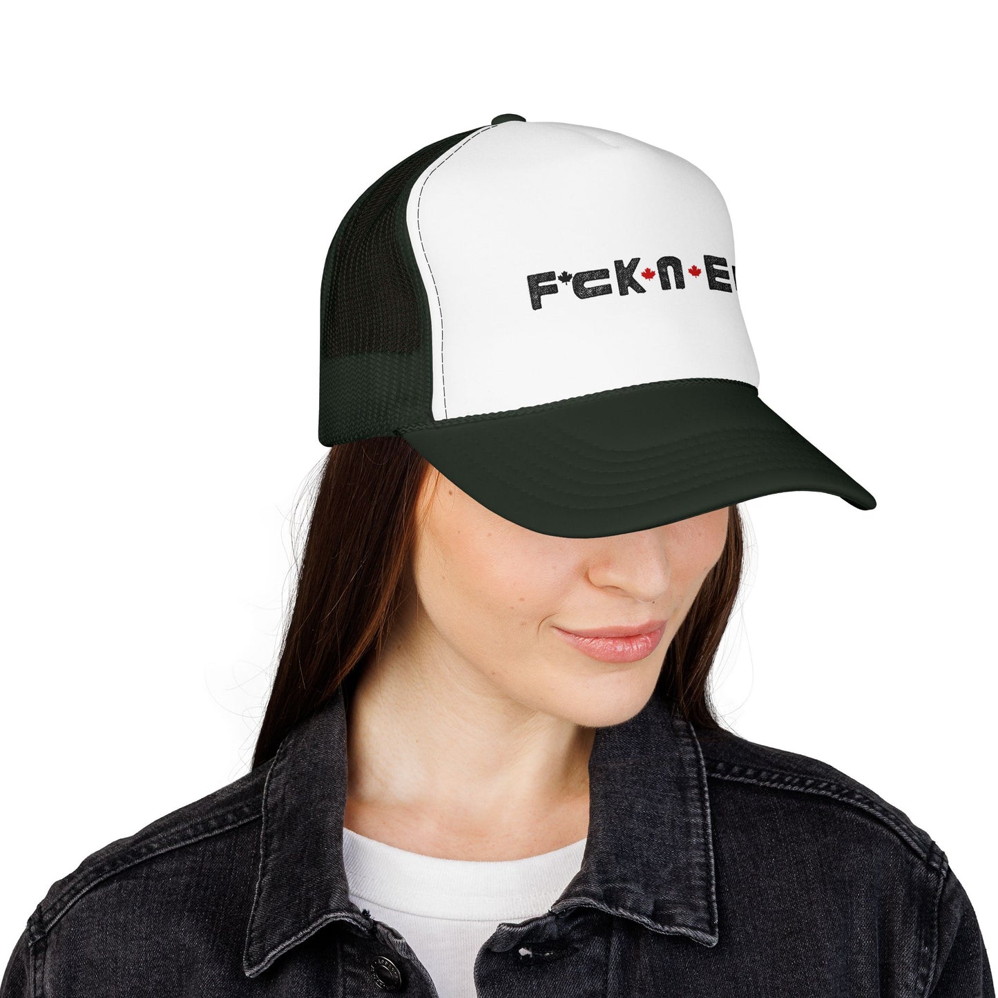 Trucker Hat - 'F*ck*N*Eh' Foam Mesh Cap