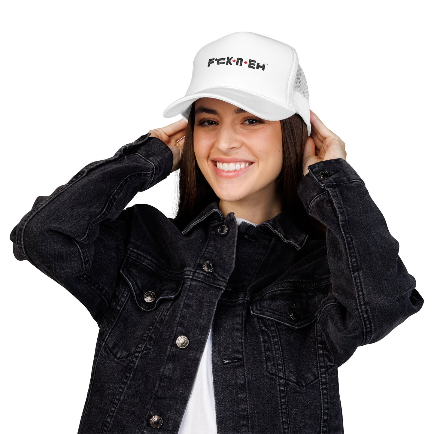 Trucker Hat - 'F*ck*N*Eh' Foam Mesh Cap