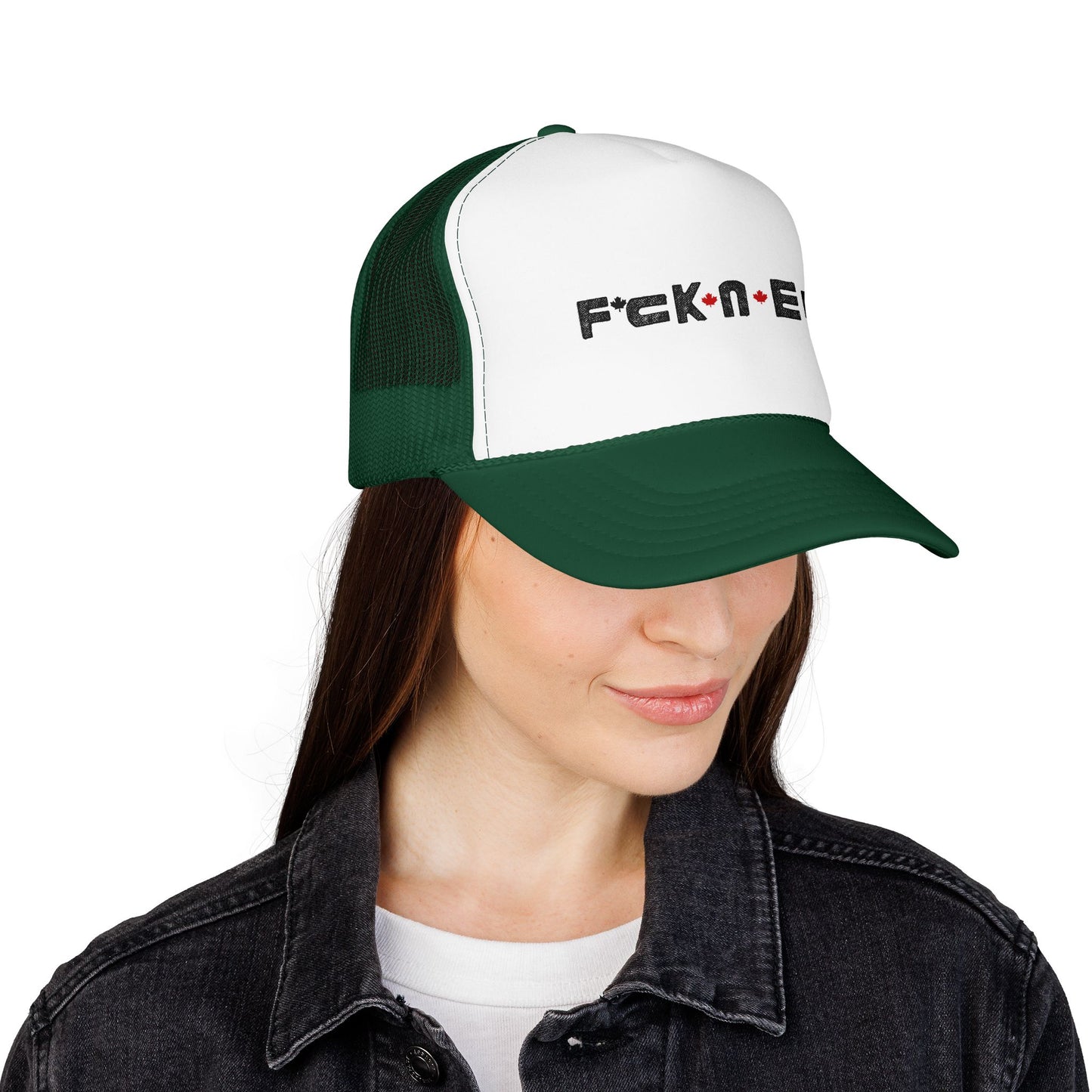 Trucker Hat - 'F*ck*N*Eh' Foam Mesh Cap