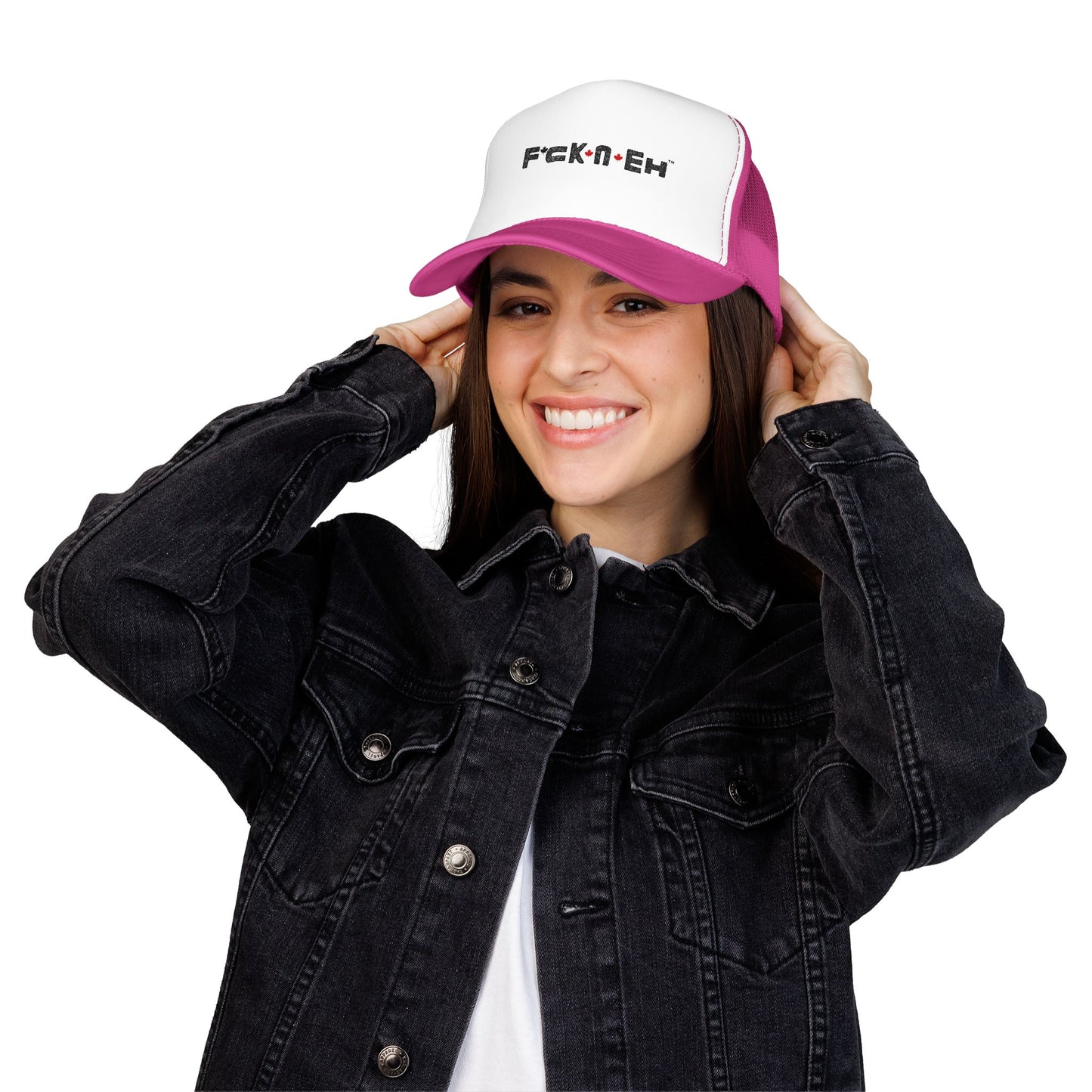 Trucker Hat - 'F*ck*N*Eh' Foam Mesh Cap