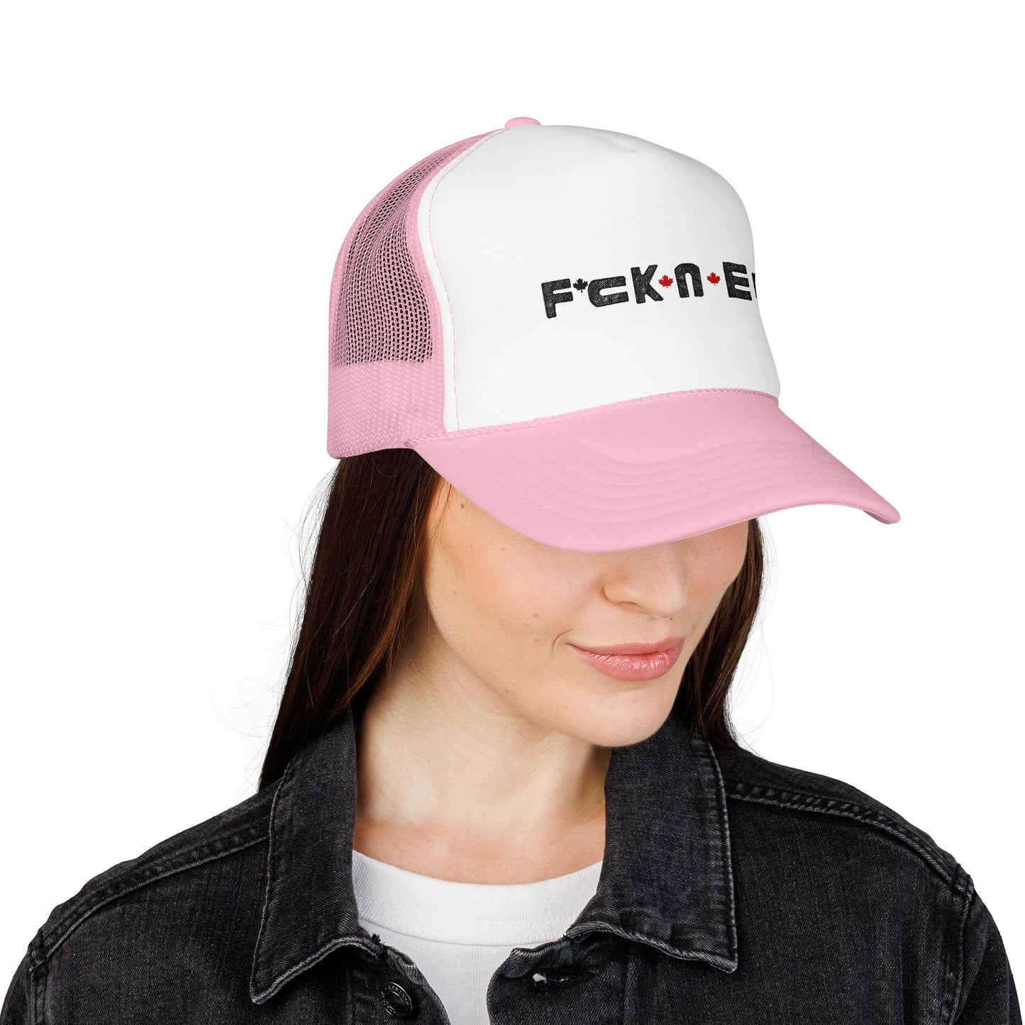Trucker Hat - 'F*ck*N*Eh' Foam Mesh Cap